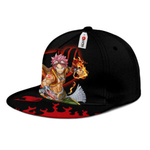 Natsu Dragneel Snapback Hat Custom Fairy Tail Anime Hat for Otaku 6