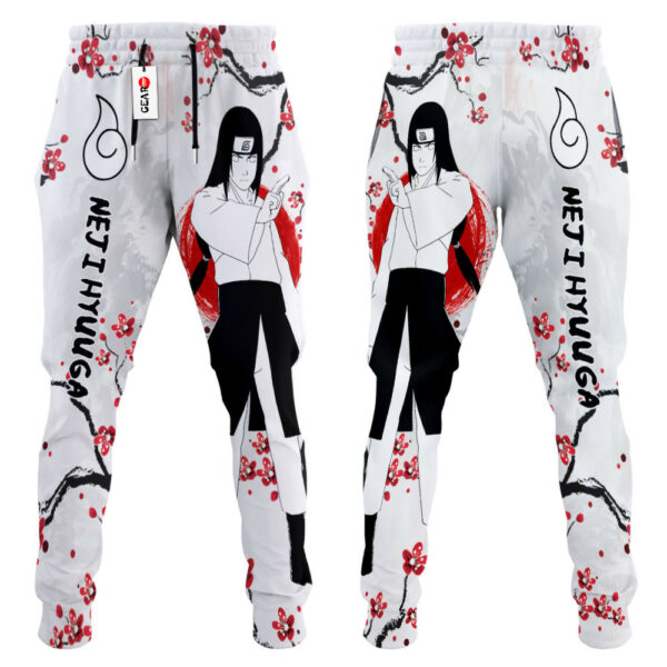 Neji Hyuga Joggers NRT Anime Sweatpants Custom Merch Japan Style 3