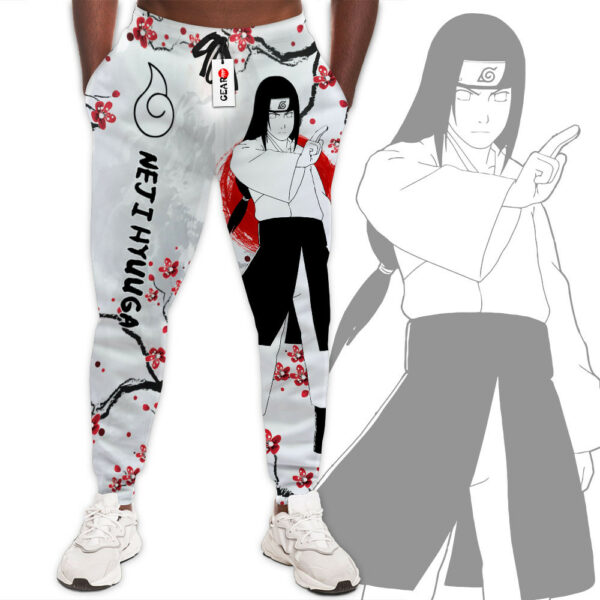 Neji Hyuga Joggers NRT Anime Sweatpants Custom Merch Japan Style 1