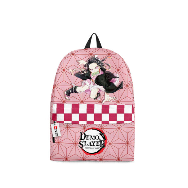 Nezuko Backpack Custom Pattern Kimetsu Anime Bag 1