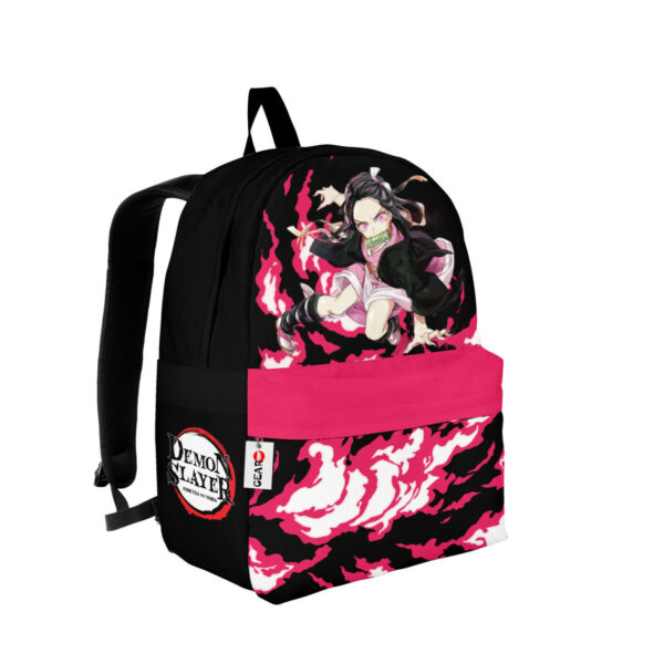 Nezuko Blood Demon Art Backpack Custom Anime Kimetsu Bag for Otaku 2