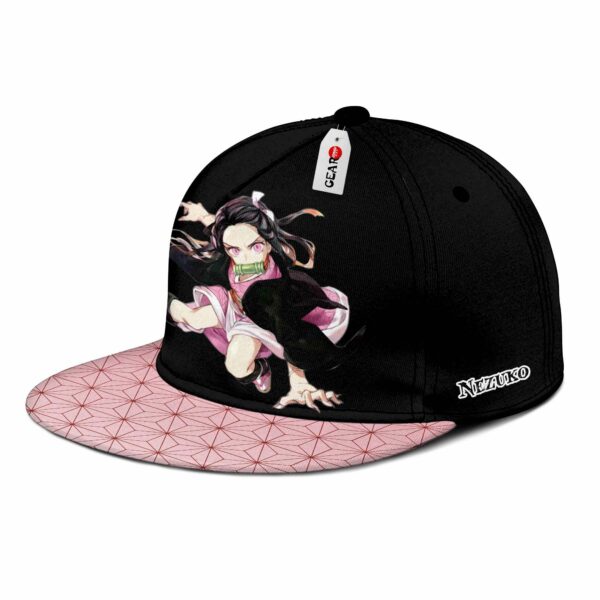 Nezuko Cap Hat Anime Kimetsu Snapback 2