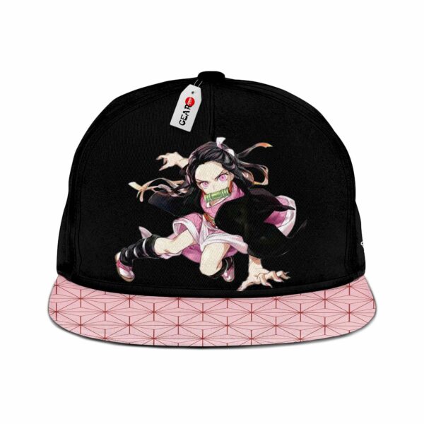 Nezuko Cap Hat Anime Kimetsu Snapback 1