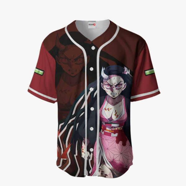 Nezuko Demon Form Jersey Shirt Custom Kimetsu Anime Merch Clothes 2