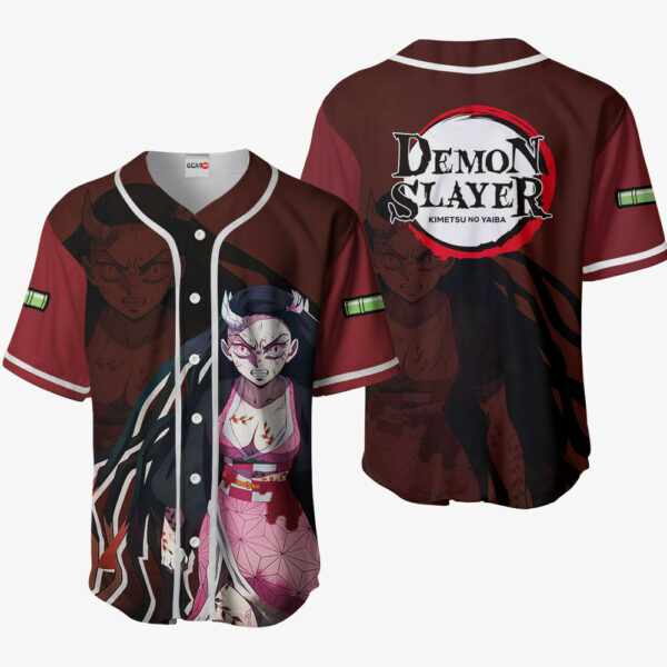 Nezuko Demon Form Jersey Shirt Custom Kimetsu Anime Merch Clothes 1