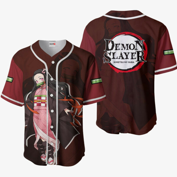 Nezuko Jersey Shirt Custom Kimetsu Anime Merch Clothes for Otaku 1