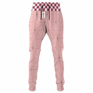 Nezuko Jogger Pants Custom Uniform Kimetsu Anime Sweatpants 7