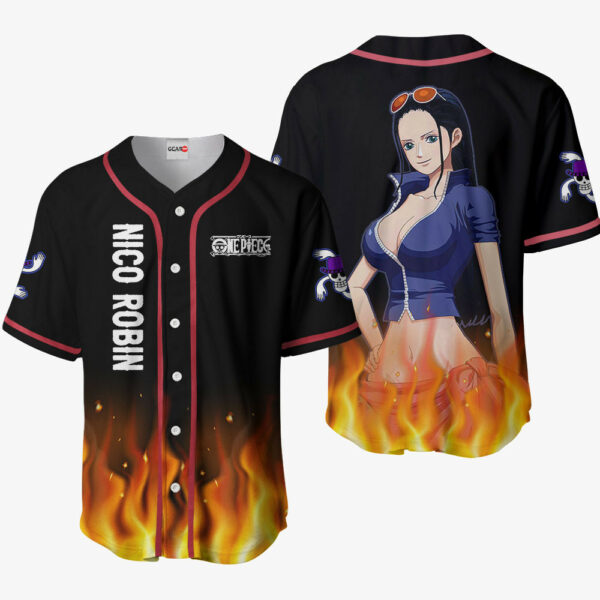 Nico Robin Jersey Shirt Custom OP Anime Merch Clothes 1