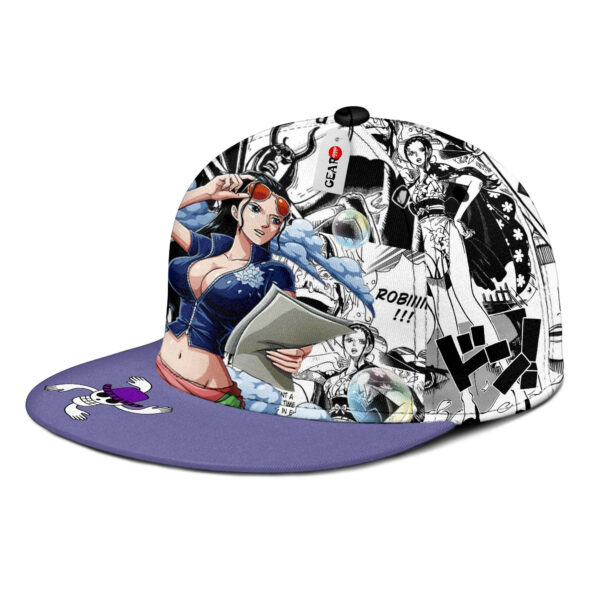 Nico Robin Snapback Hat Custom One Piece Anime Hat Mix Manga 3