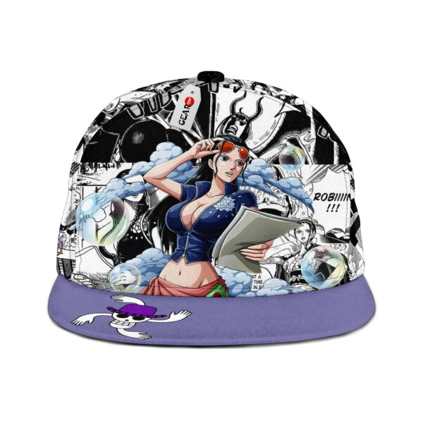 Nico Robin Snapback Hat Custom One Piece Anime Hat Mix Manga 1