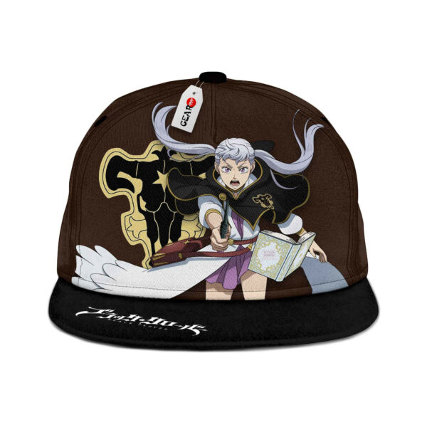 Noelle Silva Snapback Hat Custom Black Clover Anime Hat for Otaku 1