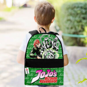 Noriaki Kakyoin Backpack Custom JJBA Anime Bag for Otaku 5