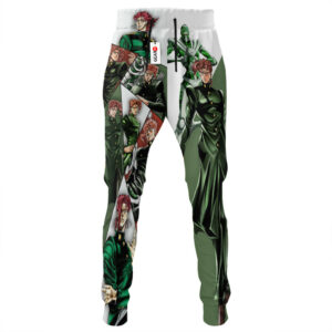 Noriaki Kakyoin Sweatpants Custom Anime JJBAs Joggers Merch 6