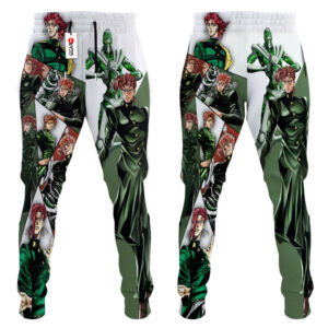 Noriaki Kakyoin Sweatpants Custom Anime JJBAs Joggers Merch 7