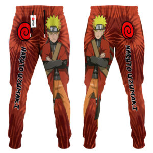 Nrt Uzumaki Sage Joggers Custom Anime Sweatpants Tie Dye Style 6