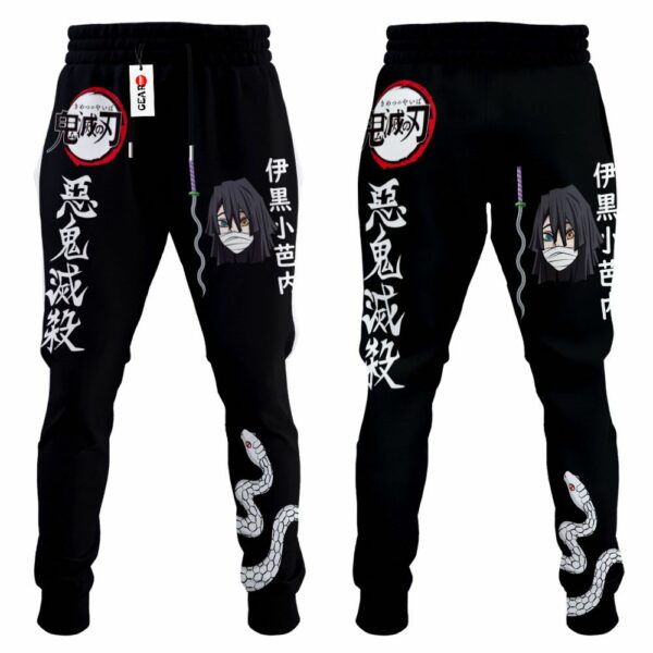Obanai Hashira Jogger Pants Custom Kimetsu Anime Sweatpants 4