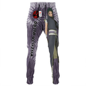 Obito Uchiha Joggers Custom Anime Sweatpants Tie Dye Style Merch 7