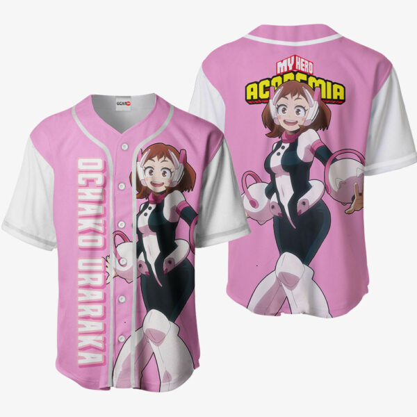 Ochako Uraraka Jersey Shirt Custom My Hero Academia Anime Merch Clothes 1
