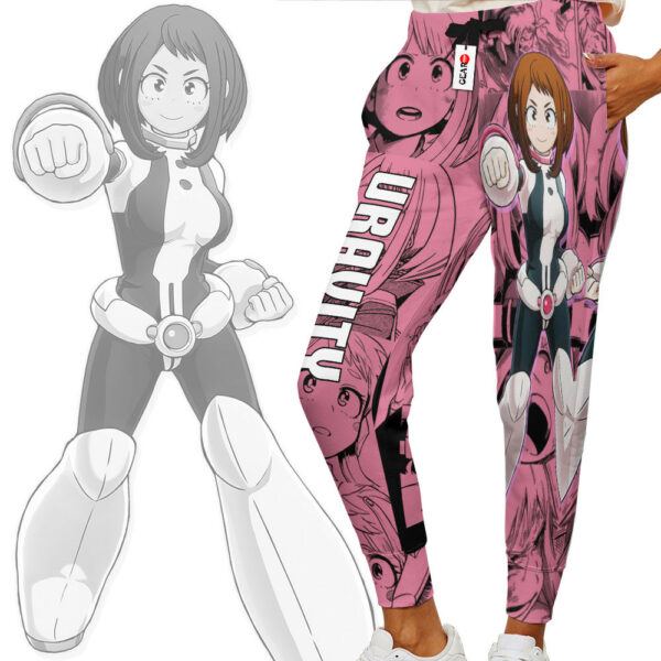 Ochako Uraraka Joggers Custom Anime My Hero Academia Sweatpants Mix Manga 2