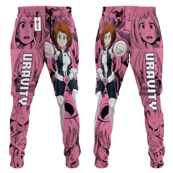 Ochako Uraraka Joggers Custom Anime My Hero Academia Sweatpants Mix Manga 3