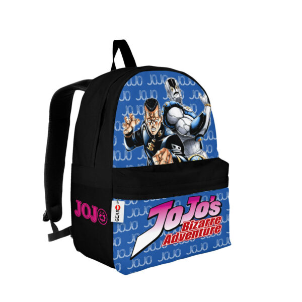 Okuyasu Nijimura Backpack Custom JJBA Anime Bag for Otaku 2