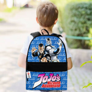 Okuyasu Nijimura Backpack Custom JJBA Anime Bag for Otaku 5