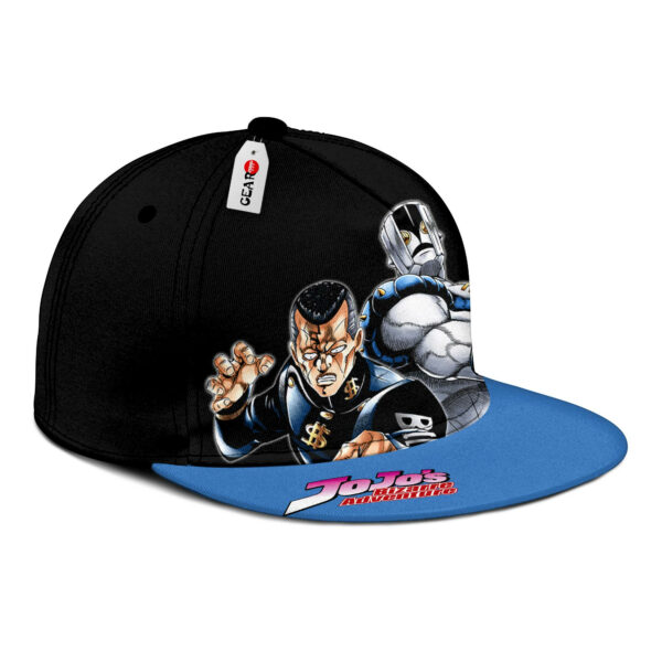 Okuyasu Nijimura Snapback Hat Custom JJBA Anime Hat for Otaku 2