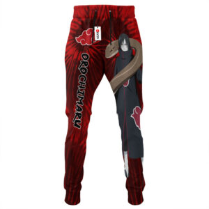 Orochimaru Joggers Custom Anime Akatsuki Sweatpants Tie Dye Style 5