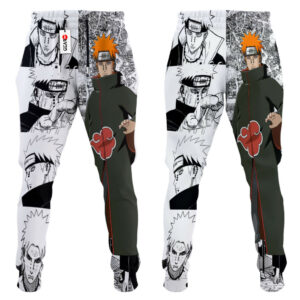 Pain Nagato Custom NRT Anime Jogger Pants Merch Manga Style 5