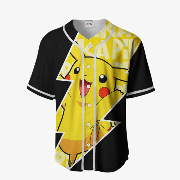 Pikachu Jersey Shirt Custom Pokemon Anime Merch Clothes for Otaku 2
