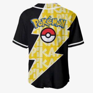 Pikachu Jersey Shirt Custom Pokemon Anime Merch Clothes for Otaku 5
