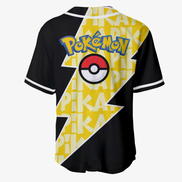 Pikachu Jersey Shirt Custom Pokemon Anime Merch Clothes for Otaku 3