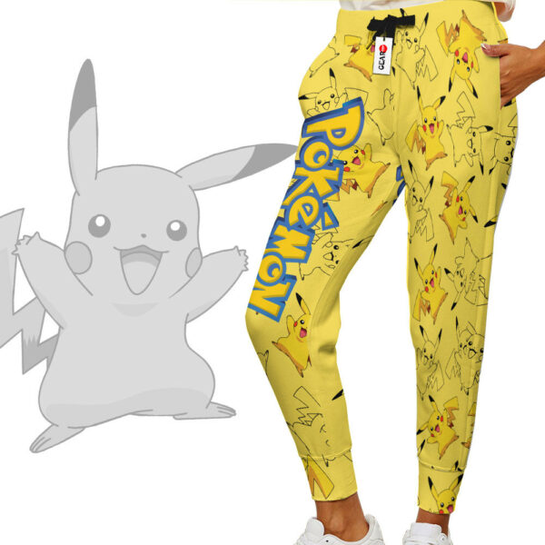 Pikachu Joggers Custom Anime Pokemon Sweatpants for Otaku 2