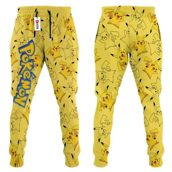 Pikachu Joggers Custom Anime Pokemon Sweatpants for Otaku 4