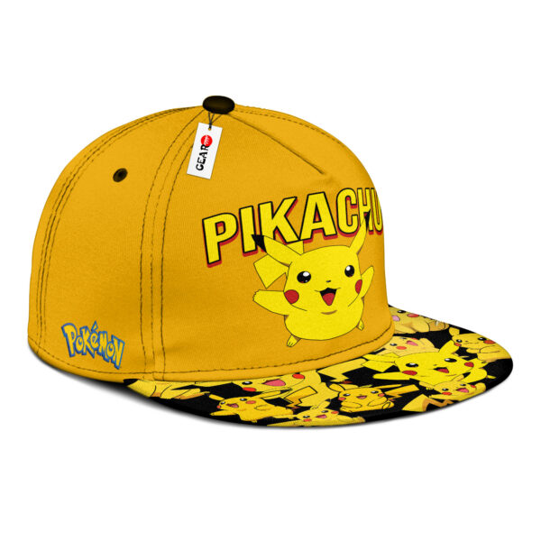 Pikachu Snapback Hat Custom Pokemon Anime Hat Gift For Otaku 2