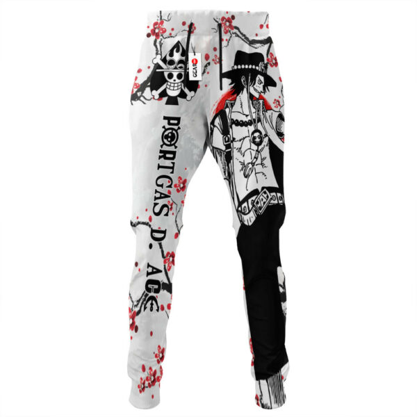 Portgas Ace Joggers Custom Anime One Piece Sweatpants Japan Style 4