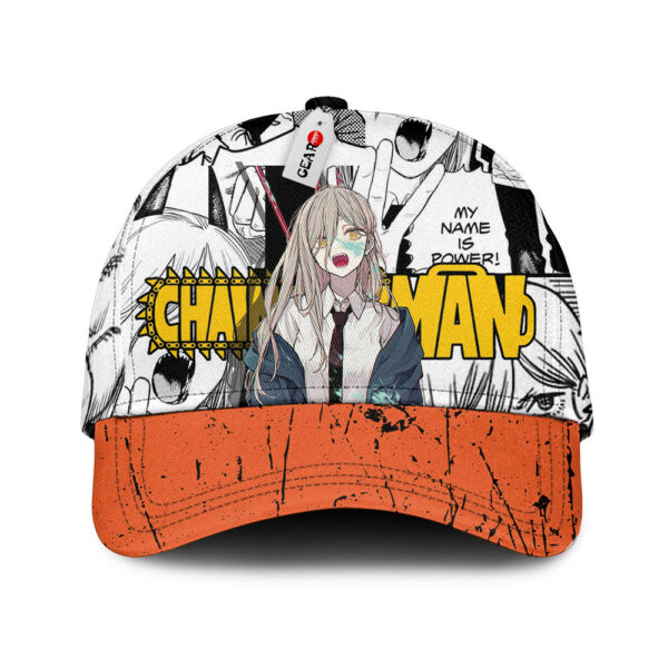 Power Baseball Cap Chainsaw Man Custom Anime Hat for Otaku 1