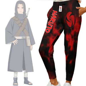 Rai Uchiha Mangekyo Sharingan Sweatpants Custom Anime NRT Jogger Pants Merch 5