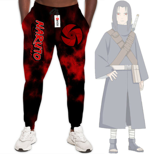 Rai Uchiha Mangekyo Sharingan Sweatpants Custom Anime NRT Jogger Pants Merch 1