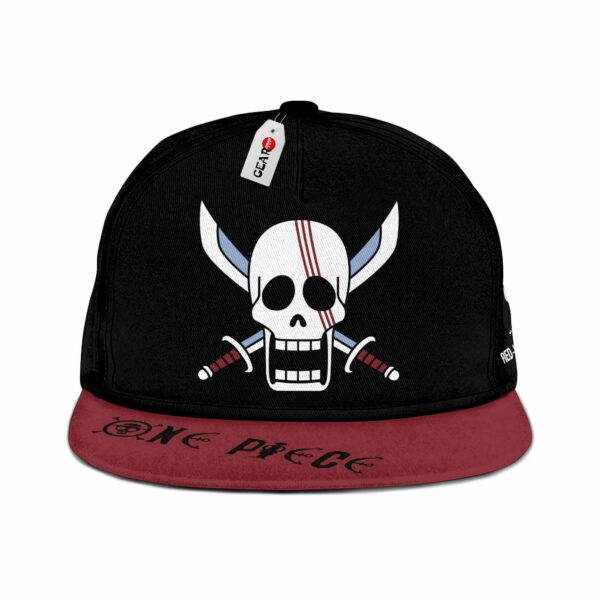 Red Hair Pirates Hat Cap One Piece Anime Snapback Hat 1