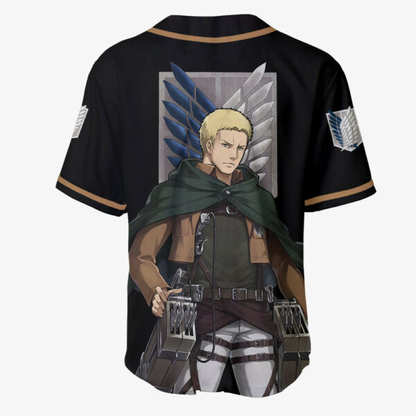 Reiner Braun Jersey Shirt Custom Attack On Titan Anime Merch Clothes 3
