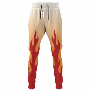 Rengoku Uniform Jogger Pants Custom Kimetsu Anime Sweatpants 7