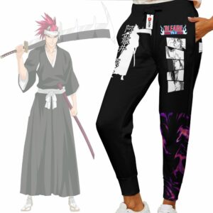 Renji Abarai Jogger Pants Custom Anime BL Sweatpants 5