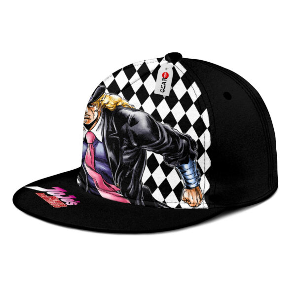 Robert EO Speedwagon Snapback Hat Custom JJBA Anime Hat for Otaku 4