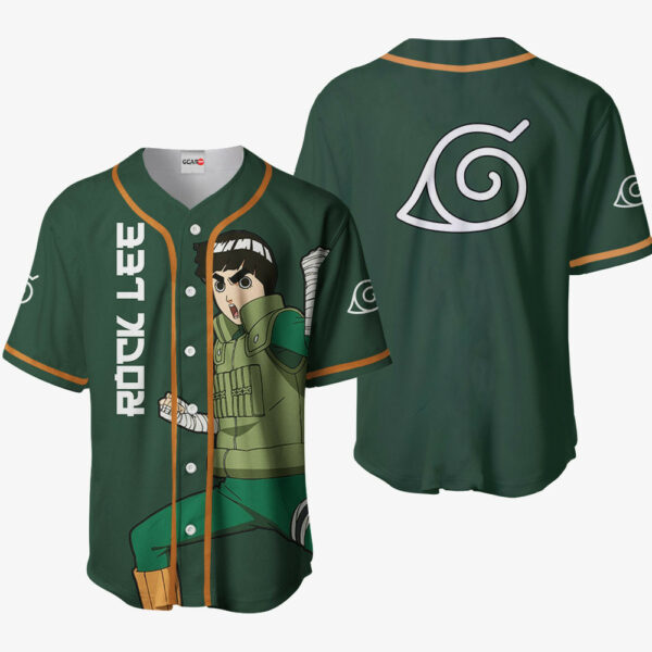 Rock Lee Jersey Shirt Custom NRT Anime Merch Clothes 1