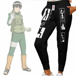 Rock Lee Jogger Pants Custom Anime NRT Sweatpants Merch 5