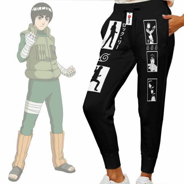 Rock Lee Jogger Pants Custom Anime NRT Sweatpants Merch 2