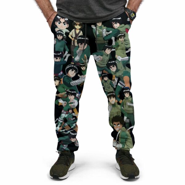 Rock Lee Jogger Pants Fleece Custom NRT Characters Anime Sweatpant 1