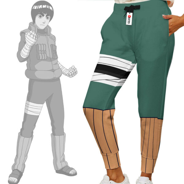 Rock Lee Joggers Anime Sweatpants Custom Merch For Otaku 2