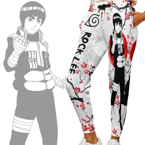 Rock Lee Joggers NRT Anime Sweatpants Custom Merch Japan Style 2